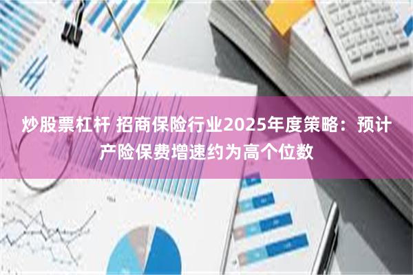 炒股票杠杆 招商保险行业2025年度策略：预计产险保费增速约为高个位数