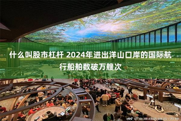 什么叫股市杠杆 2024年进出洋山口岸的国际航行船舶数破万艘次