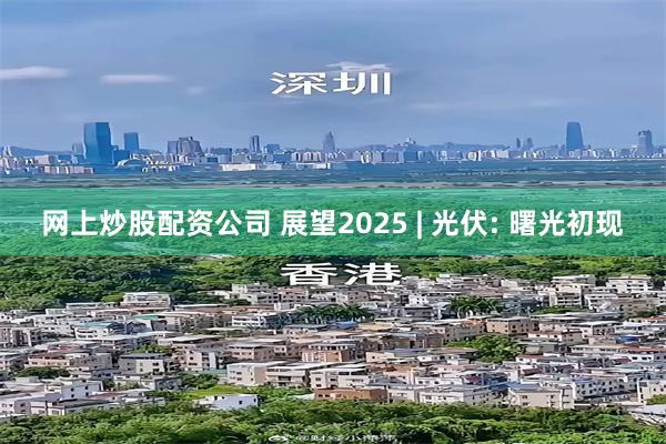 网上炒股配资公司 展望2025 | 光伏: 曙光初现